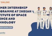 IIST Summer Internship 2024 Programme