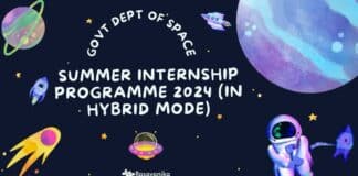 Govt Dept of Space Summer Internship