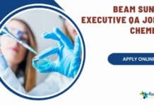 Beam Suntory Executive QA Job