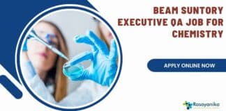 Beam Suntory Executive QA Job