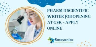 Pharm D Scientific Writer Job