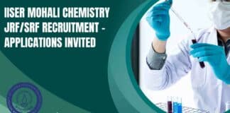IISER Mohali Chemistry JRF