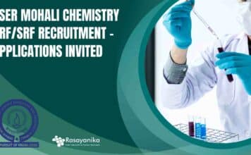 IISER Mohali Chemistry JRF