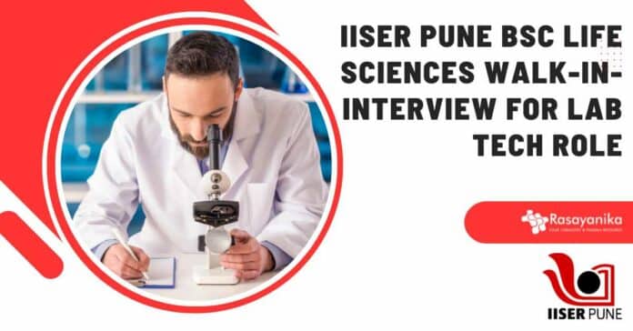 IISER Pune BPharma Walk-In-Interview