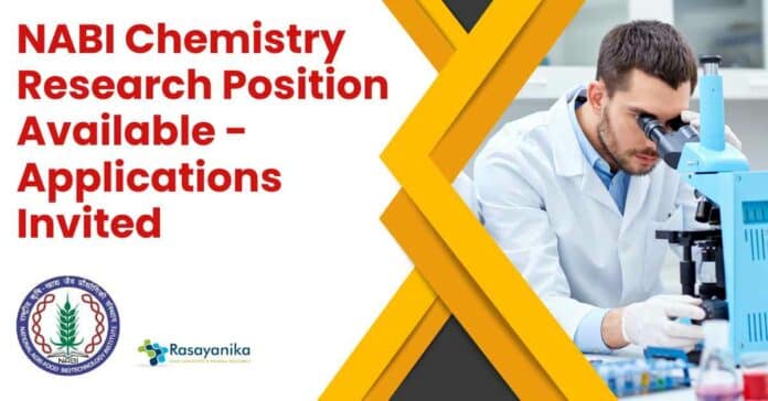 NABI Chemistry Research Position Available