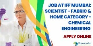 IFF Mumbai Chemical Engineering