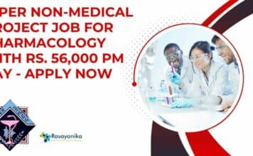 NIPER Non-Medical Project Job For Pharmacology With Rs. 56,000 pm Pay – Apply Now NIPER Non-Medical Project Job