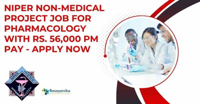 NIPER Non-Medical Project Job