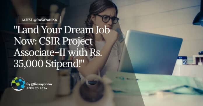CSIR-IICB Hiring! Chemical Sciences, Chemistry & Pharma Project Job - Apply Now