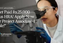 "Get Paid Rs.25,000 plus HRA! Apply Now for Project Associate-I Role!"