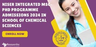 NISER Integrated MSc-PhD Programme
