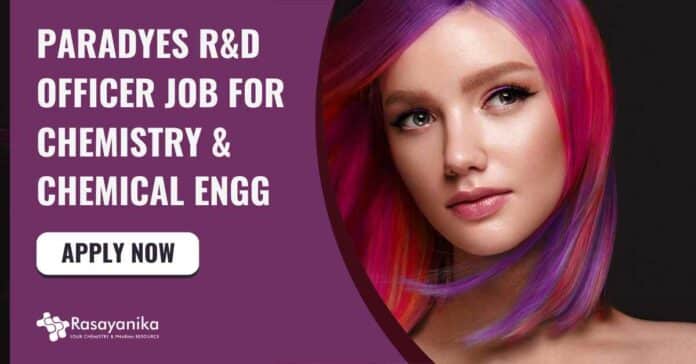 Paradyes R&D Officer Job