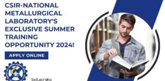 CSIR-NML Summer Training 2024