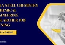 Tata Steel Chemistry Researcher