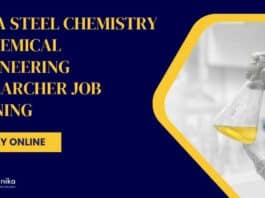 Tata Steel Chemistry Researcher