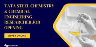 Tata Steel Chemistry Researcher