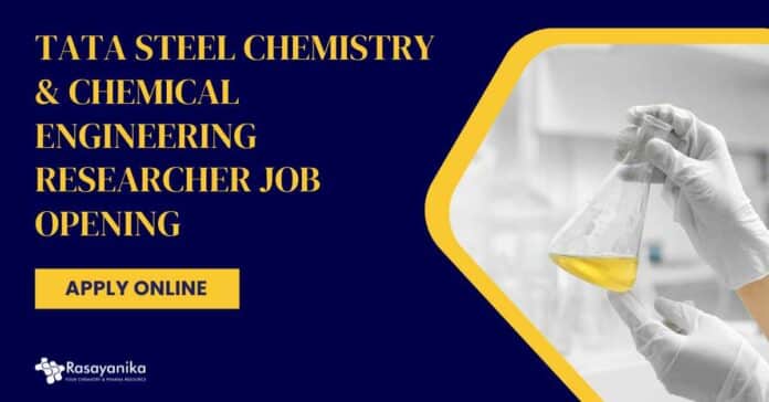 Tata Steel Chemistry Researcher