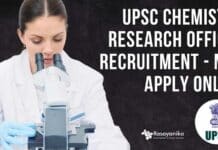 UPSC Chemistry Research Officer