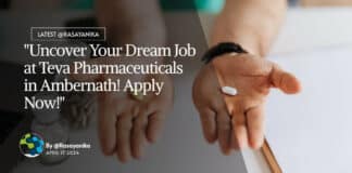 "Uncover Your Dream Job at Teva Pharmaceuticals in Ambernath! Apply Now!"