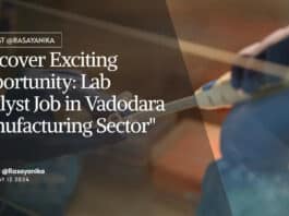"Uncover Exciting Opportunity: Lab Analyst Job in Vadodara Manufacturing Sector"