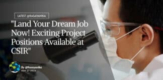 CSIR-CSMCRI MSc Chemistry Project Research Job Openings - Apply Now