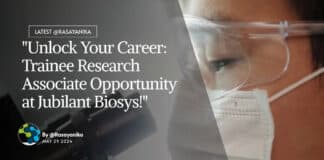 Freshers Trainee Research Associate Opportunity at Jubilant Biosys! Apply Now!