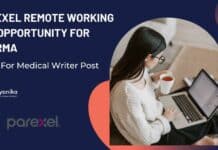 Parexel Remote Working Job Opportunity For Pharma, Apply For Medical Writer Post