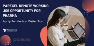 Parexel Remote Working Job Opportunity For Pharma, Apply For Medical Writer Post