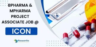 Pharma Project Associate Job