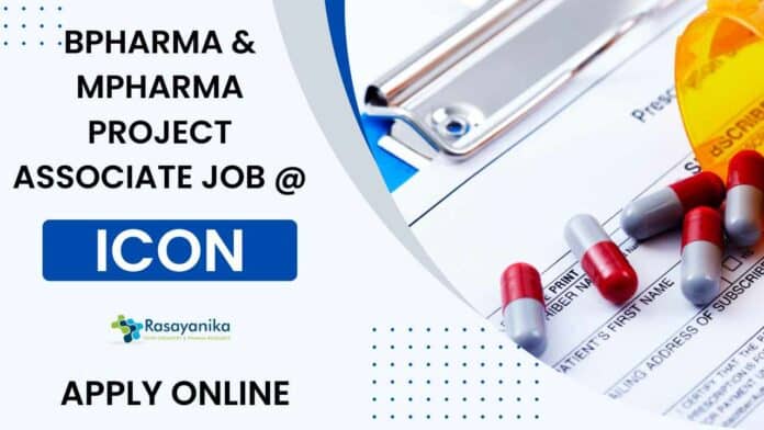 Pharma Project Associate Job
