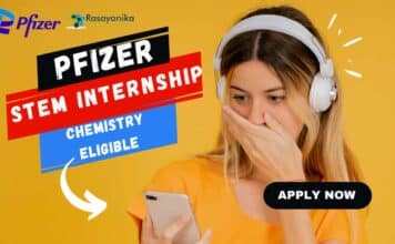 Pfizer STEM Internship For Chemistry, Apply Online Now