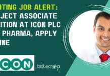 ICON plc Pharma Project Job Opening