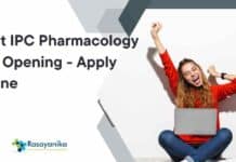 Govt IPC Pharmacology Job