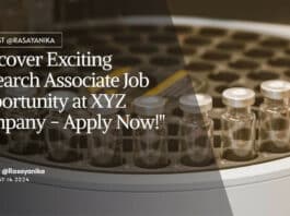 "Uncover Exciting Research Associate Job Opportunity at XYZ Company - Apply Now!"