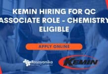 Kemin QC Associate Job