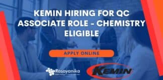Kemin QC Associate Job