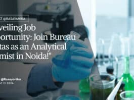 "Unveiling Job Opportunity: Join Bureau Veritas as an Analytical Chemist in Noida!"