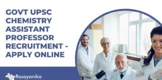 UPSC Chemistry Assistant Professor