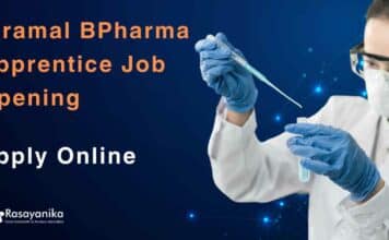 Piramal BPharma Apprentice Job Opening – Apply Online Piramal BPharma Apprentice Job