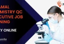 Piramal Chemistry QC Executive