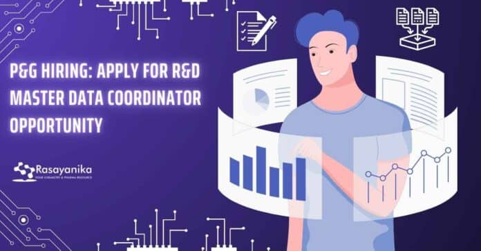 R&D Master Data Coordinator Job