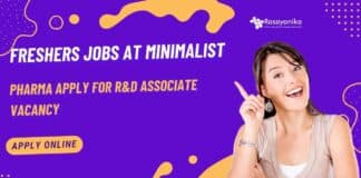 Freshers Jobs at Minimalist