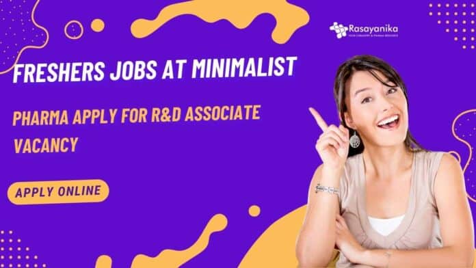 Freshers Jobs at Minimalist