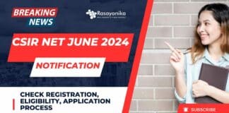 CSIR NET June 2024 Application Form & REGISTRATION Process