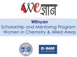 WEnyan Scholarship 2024 - A Scholarship and Mentoring Program for Women in Chemistry & Allied Areas.