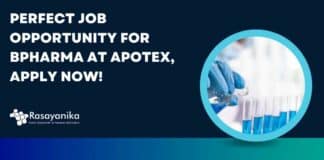 BPharma QC Job at Apotex - Apply Online Now