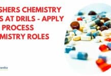 Freshers Chemistry Jobs at DRILS - Apply For Process Chemistry Roles