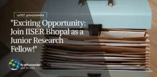 Chemistry IISER Bhopal JRF Job Opening - Applications Invited