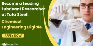 Lubricant Researcher at Tata Steel