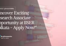 "Uncover Exciting Research Associate Opportunity at IISER Kolkata - Apply Now!"